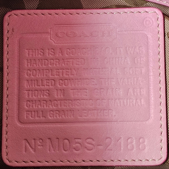 Vintage Coach Madison Shoulder Bag Purse # 2188 & Wallet Set ( Light Pink ) - Picture 15 of 15